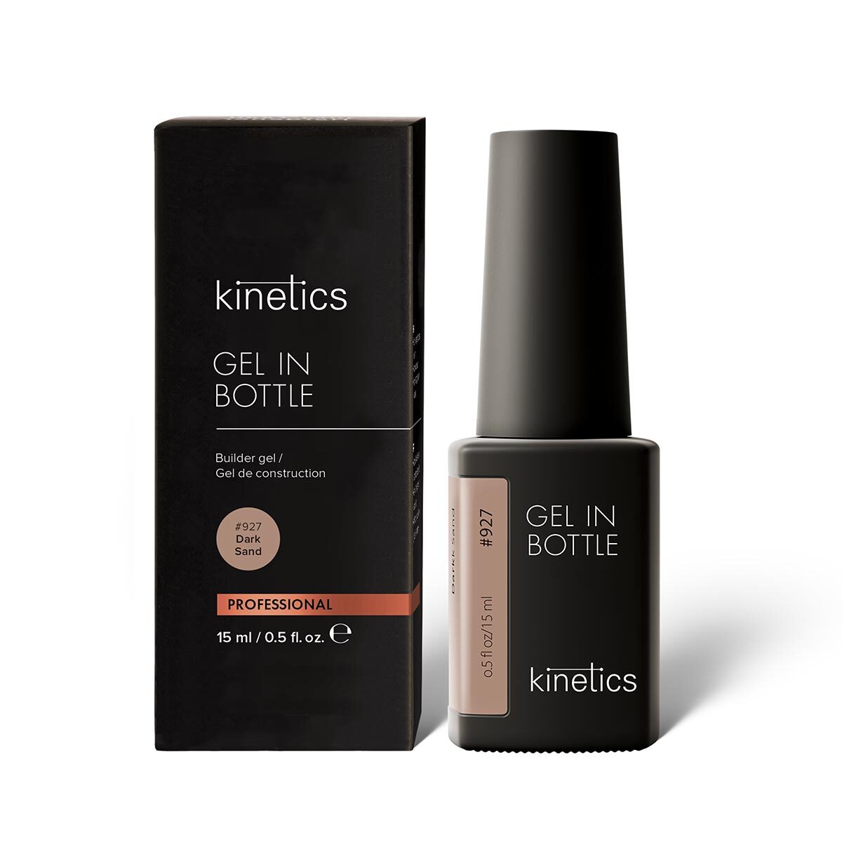Kinetics Gel in Bottle Dark Sand #927