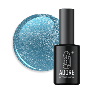 Adore Professional Crystal Flash Cat Eye Gel Polish - Blue