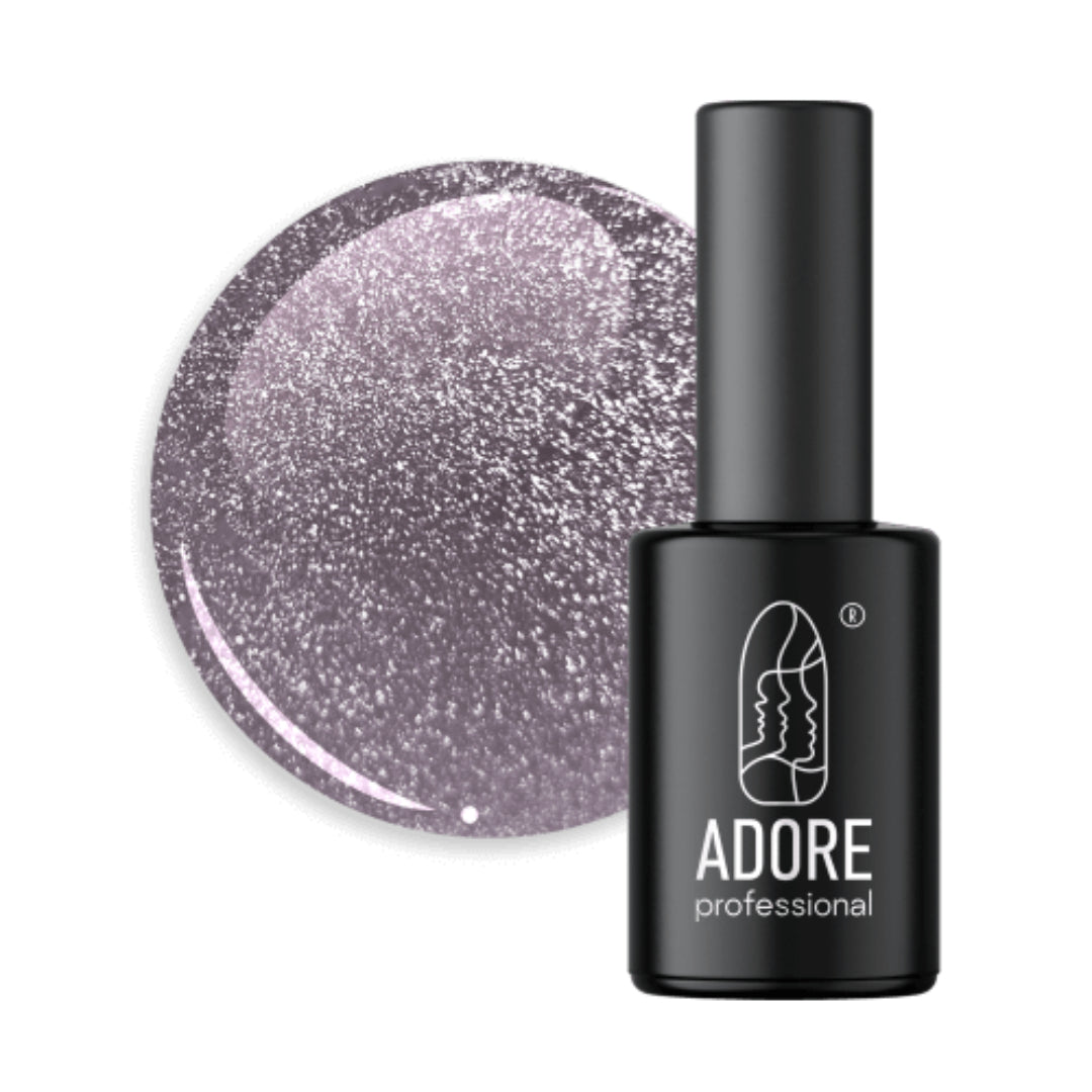 Adore Professional Crystal Flash Cat Eye Gel Polish - Warm Brown