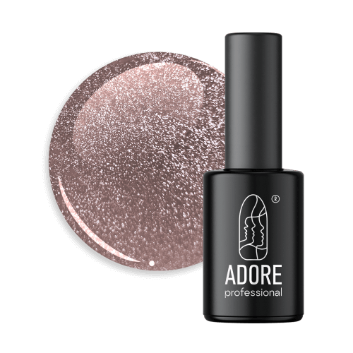 Adore Professional Crystal Flash Cat Eye Gel Polish - Powder Pink
