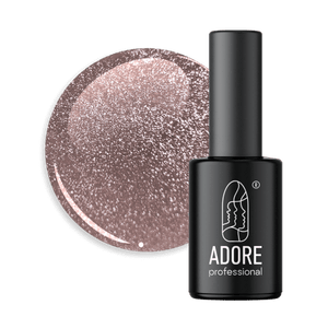 Adore Professional Crystal Flash Cat Eye Gel Polish - Powder Pink