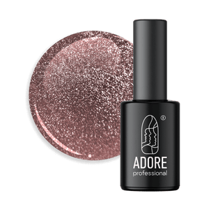 Adore Professional Crystal Flash Cat Eye Gel Polish - Chestnut