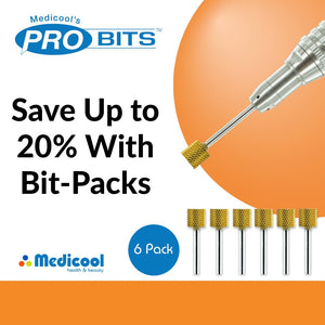 Medicool Gold Carbide Backfill Bits for Nails