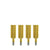 Medicool Gold Carbide Barrel Bits for Nails