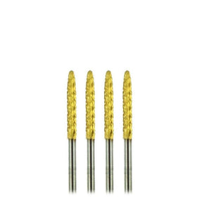 Medicool Gold Carbide Tapered Cone Bit -CC4- for Nails