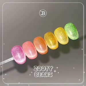 JIN.B Zooty Bears Collection- 12 PCS Color Gel Polish Set