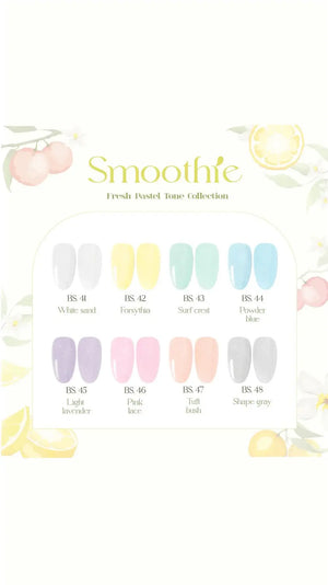 BY MUSE Smoothie Collection- 8 PCS Syrup Gel Polish