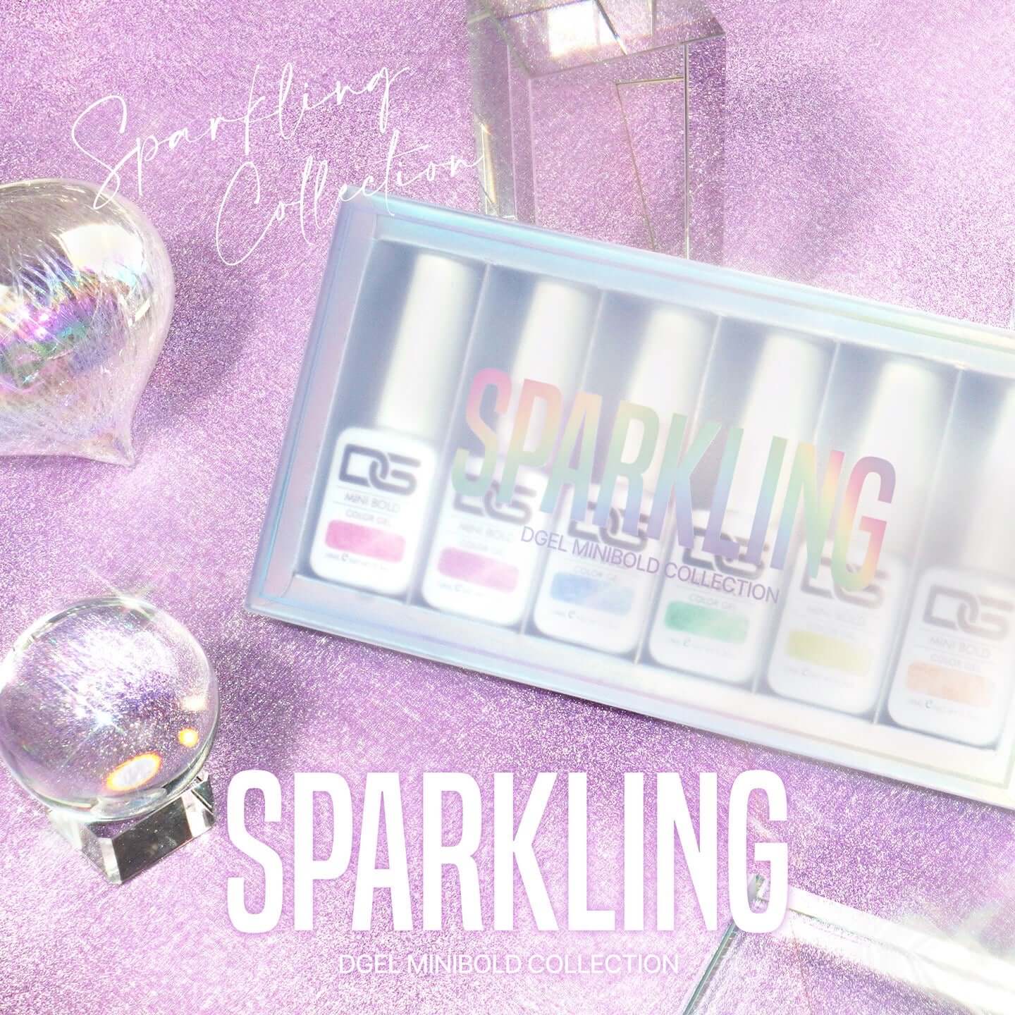 DGEL Sparkling Collection - 6 PCS Gel Polish Set