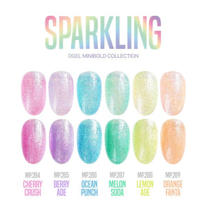 DGEL Sparkling Collection - 6 PCS Gel Polish Set