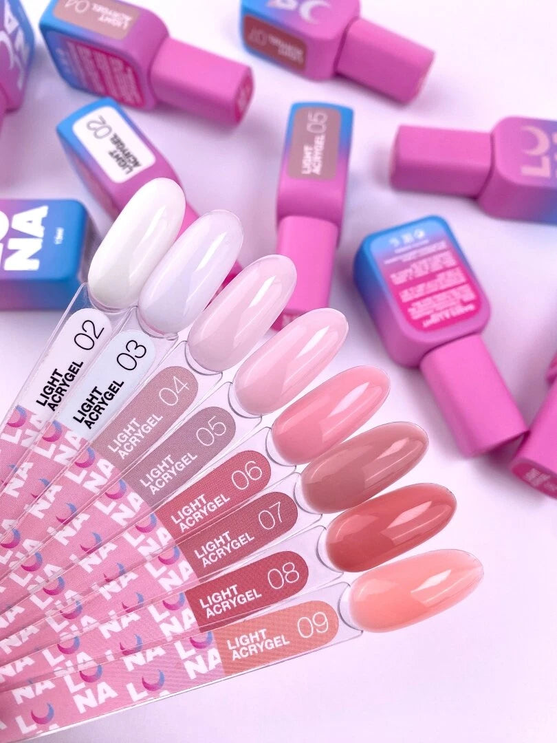 Luna Light Acrygel 6 - Peachy Nude - Nail Mart USA