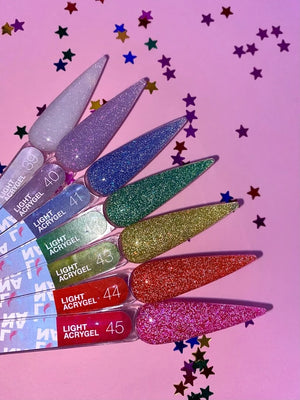Luna Light Acrygel 39 - Milky Glitter