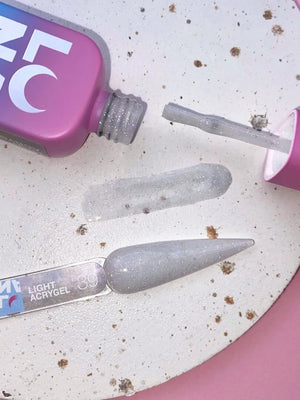 Luna Light Acrygel 39 - Milky Glitter