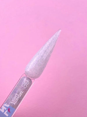 Luna Light Acrygel 39 - Milky Glitter