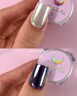 Luna Afrodita Nail Chrome Powder Set