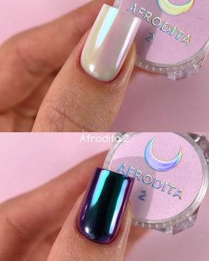 Luna Afrodita Nail Chrome Powder Set