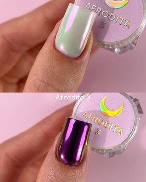 Luna Afrodita Nail Chrome Powder Set