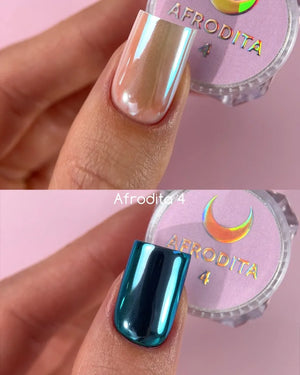 Luna Afrodita Nail Chrome Powder Set
