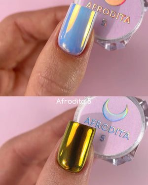 Luna Afrodita Nail Chrome Powder Set