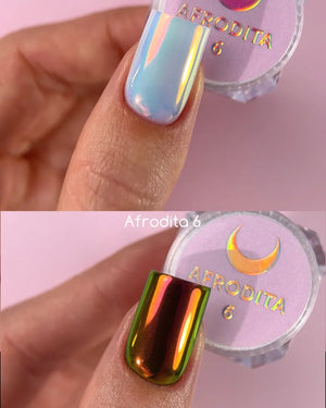 Luna Afrodita Nail Chrome Powder Set