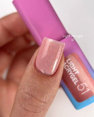Luna Light Acrygel 51 - Nude Pink Shimmer