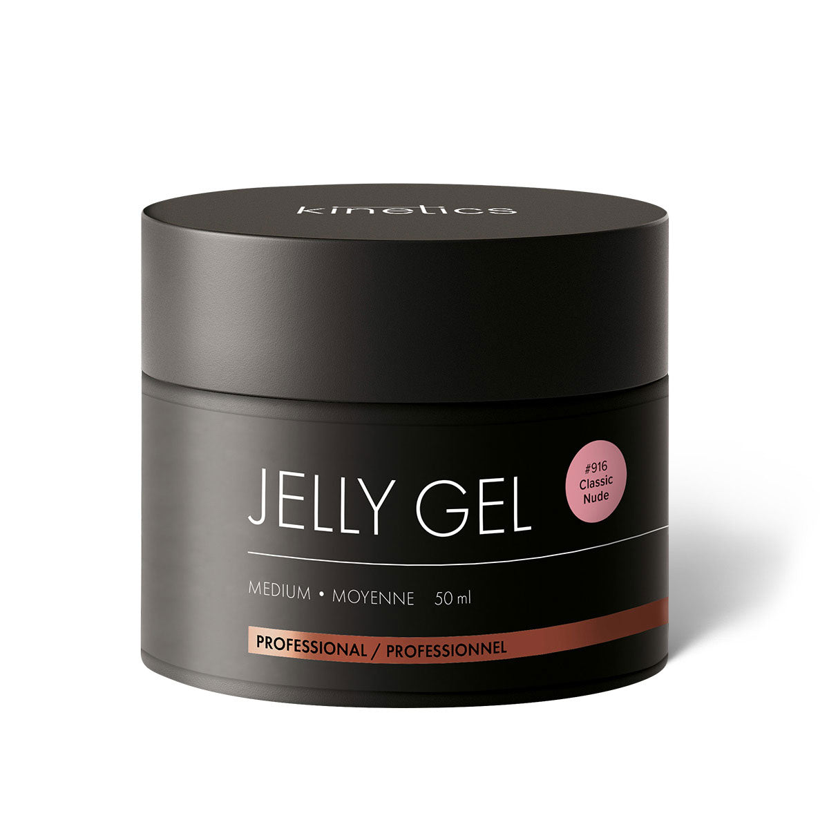 Kinetics JELLY GEL MEDIUM #916 CLASSIC NUDE 50ML - Nail Mart USA