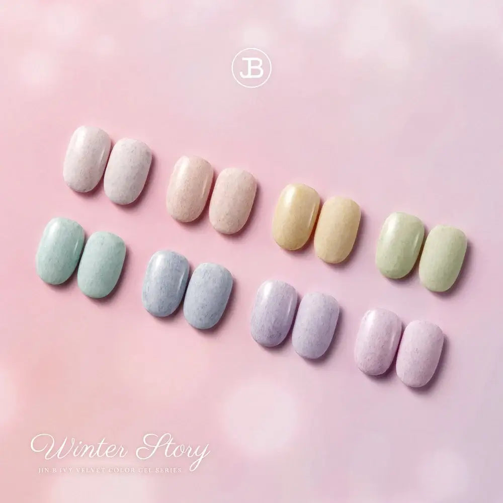 JIN.B Winter Story Collection- 8 PCS Gel Polish Set