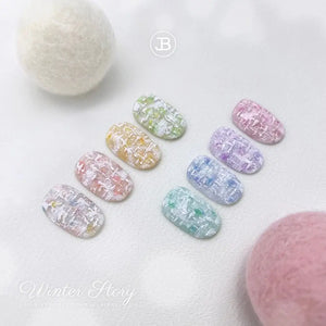 JIN.B Winter Story Collection- 8 PCS Gel Polish Set