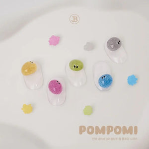 JIN.B Pompomi Collection- 8 PCS 3D Embo Gel