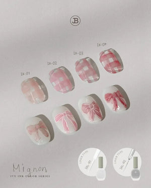 JIN.B Mignon Collection- 6 PCS Art Ink Series