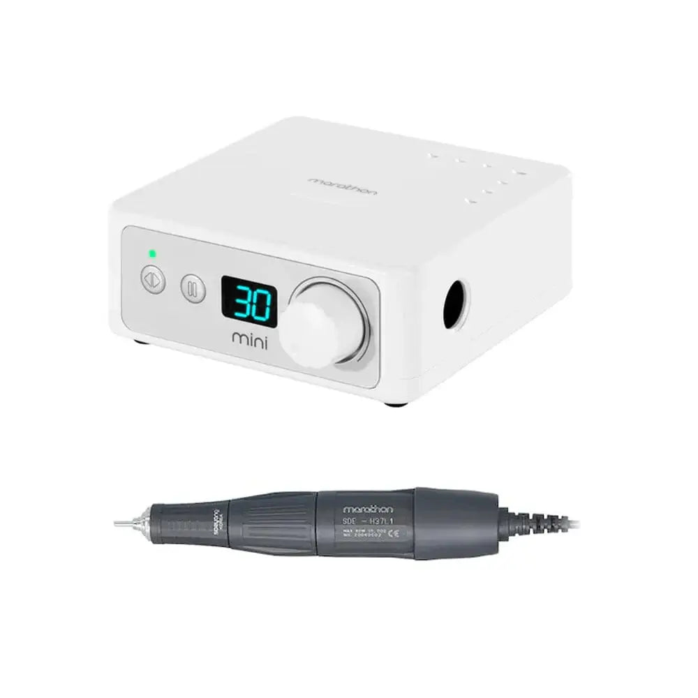 Saeyang Marathon K35 Mini + H37L1 35k HP E-File Nail Drill - White