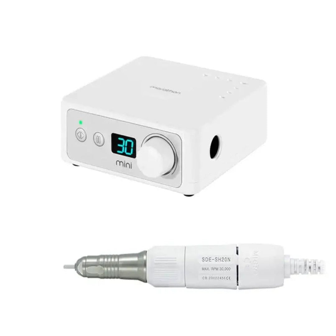 Saeyang Marathon K35 Mini + SH20N 30k HP E-File Nail Drill - White