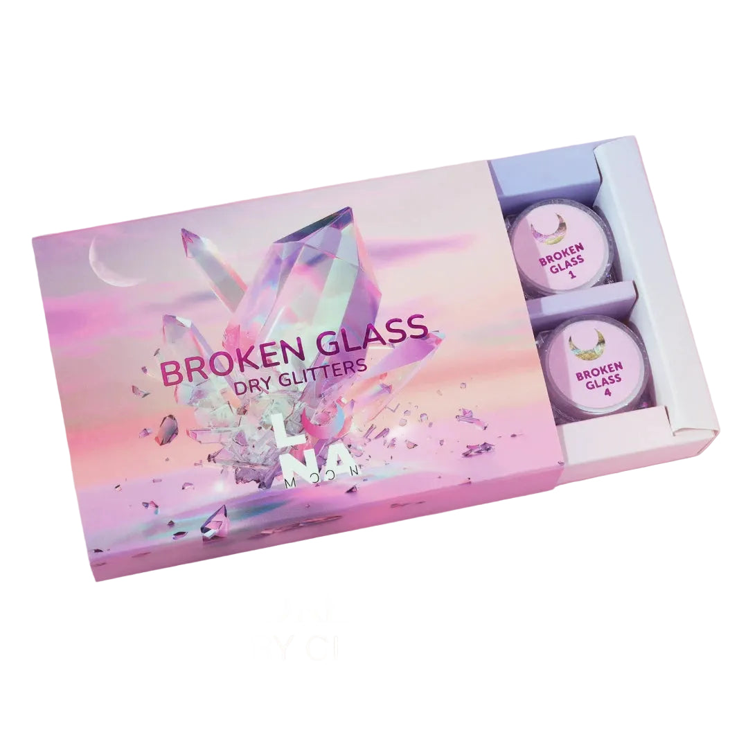 Luna Broken Glass Dry Glitter Set