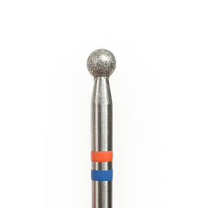 KMIZ Twin Diamond Ball E-File Nail Drill Bit - Fine & Medium