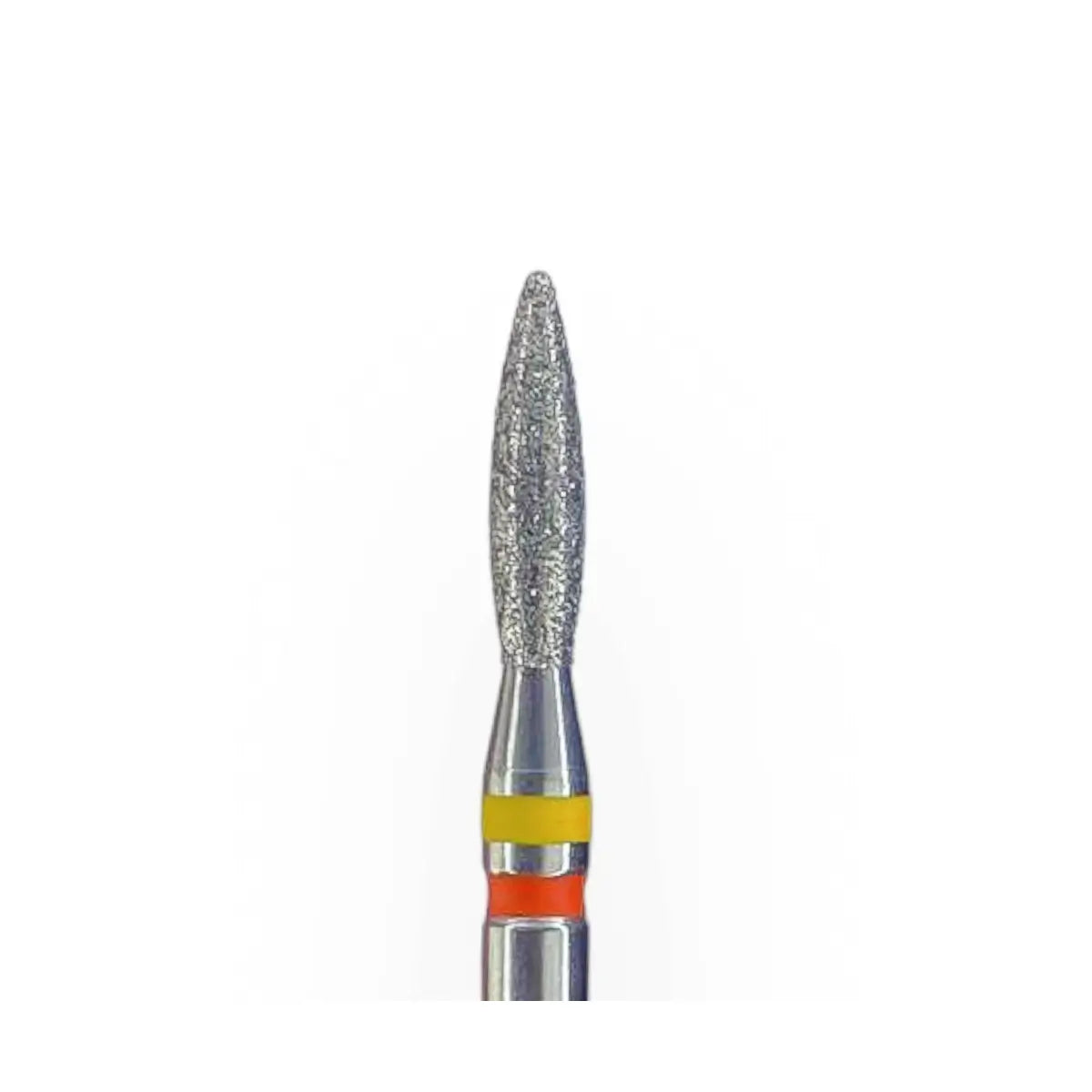 KMIZ Twin Diamond Sharp Tip Flame E-File Nail Drill Bit - Extra Fine & Fine