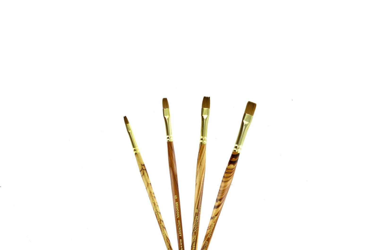 Medicool Kolinsky Flat Sable Brushes