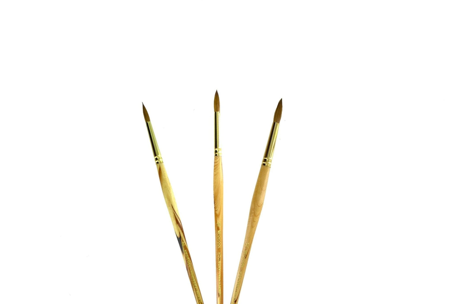 Medicool Kolinsky Round Sable Brushes