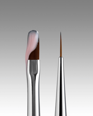 DARK Double-sided Brush  (liner 10 mm + rounded gel 12 mm)