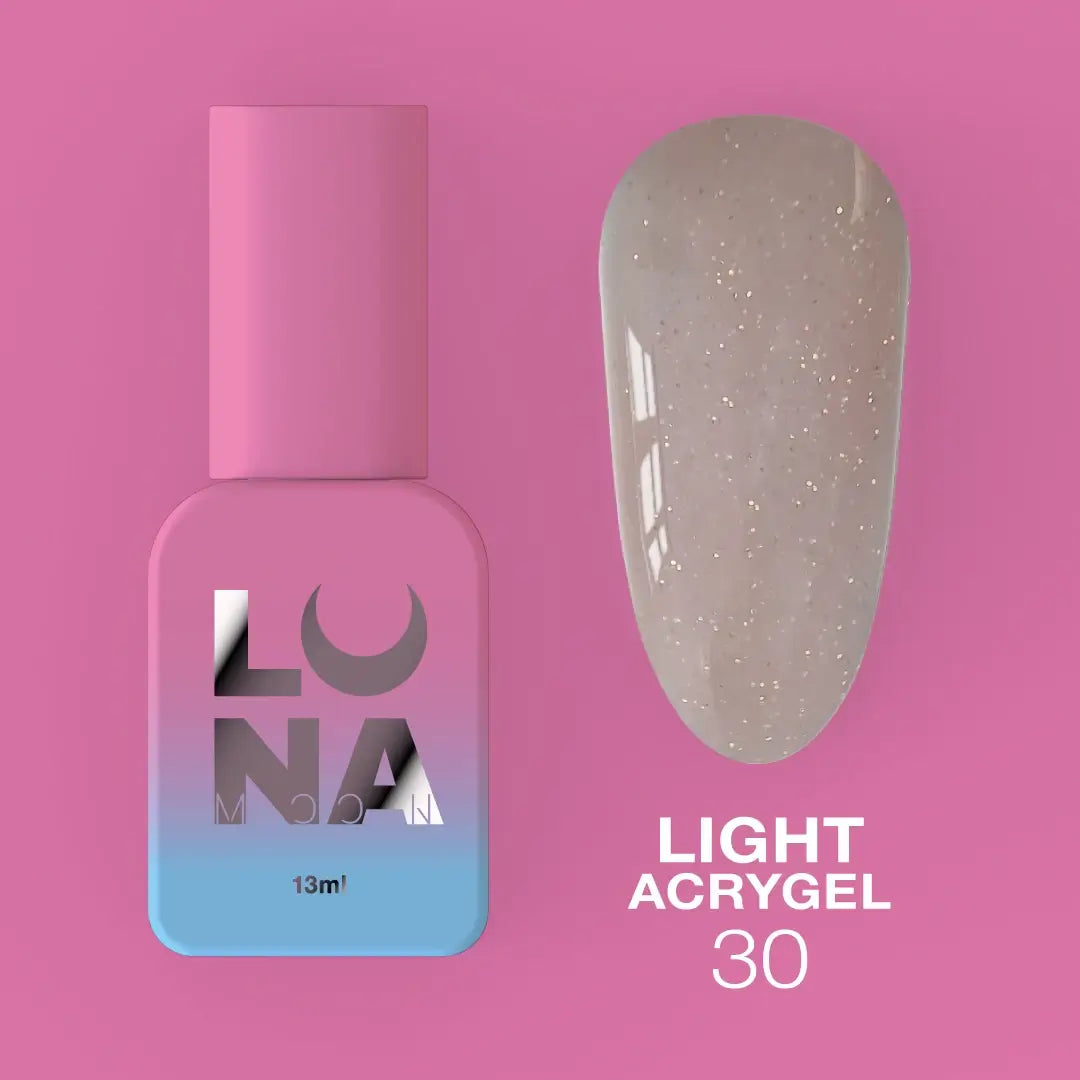 Luna Light Acrygel 30 - Dark Nude Shimmer