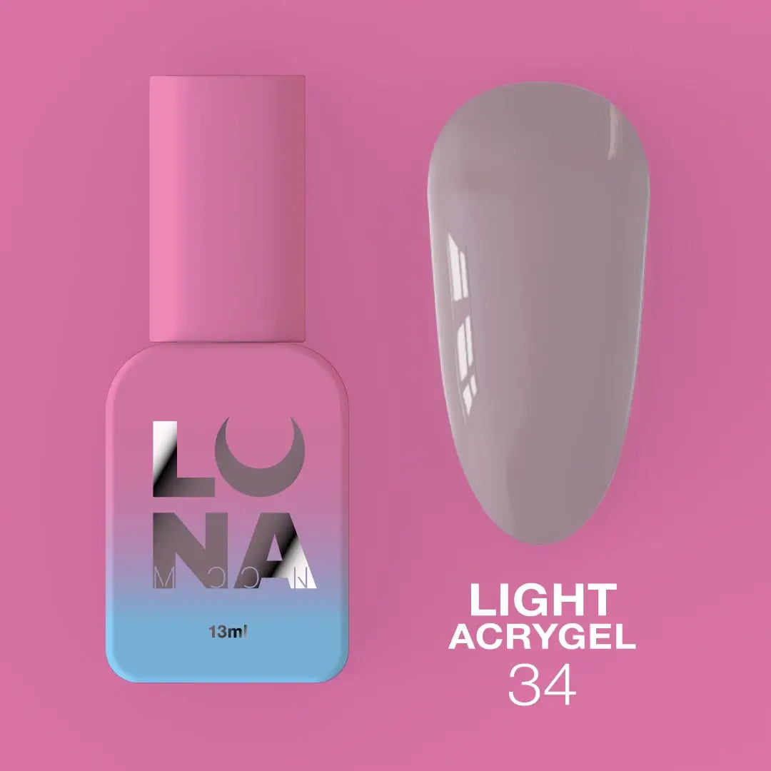 Luna Light Acrygel 34 - Purple Gray