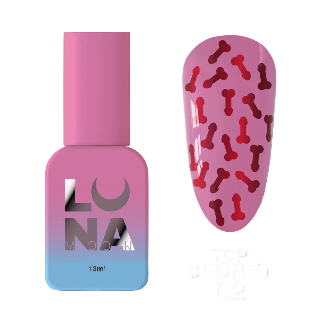 Luna Top Coat Top Secret 02- Red