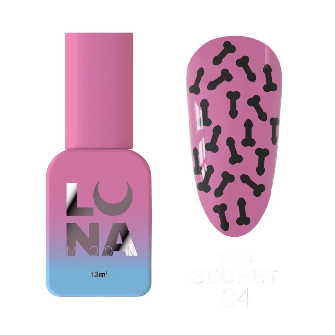 Luna Top Coat Top Secret 04- Black