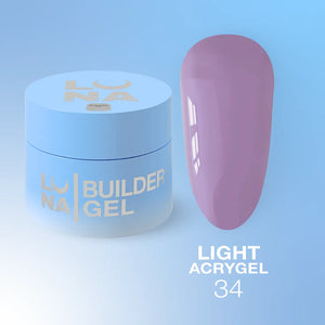 Luna Light Acrygel 34 - Purple Gray