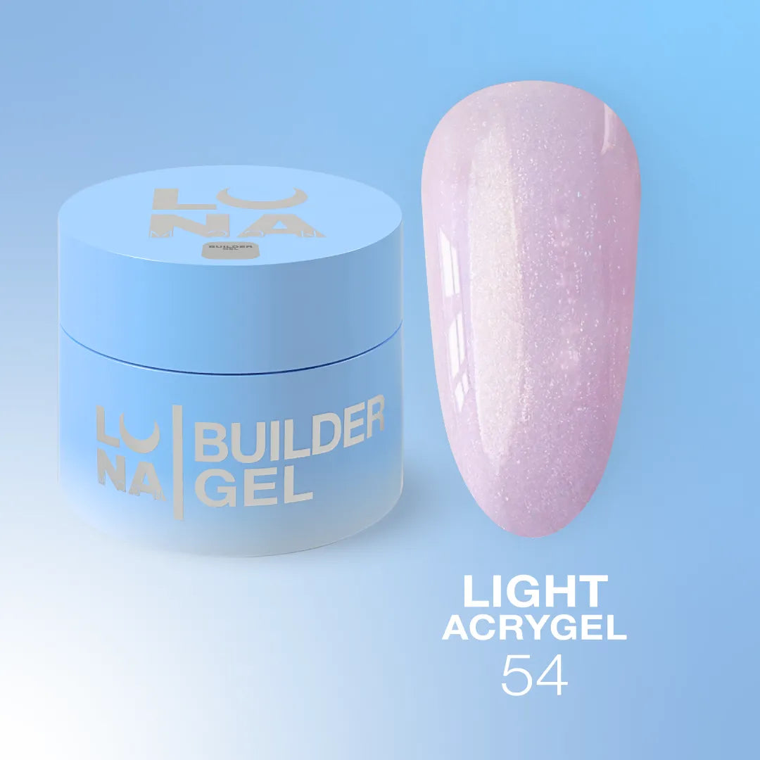 Luna Light Acrygel 54 - Bluish Purple Shimmer
