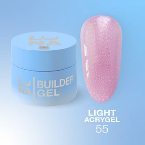 Luna Light Acrygel 55 - Baby Lilac Shimmer