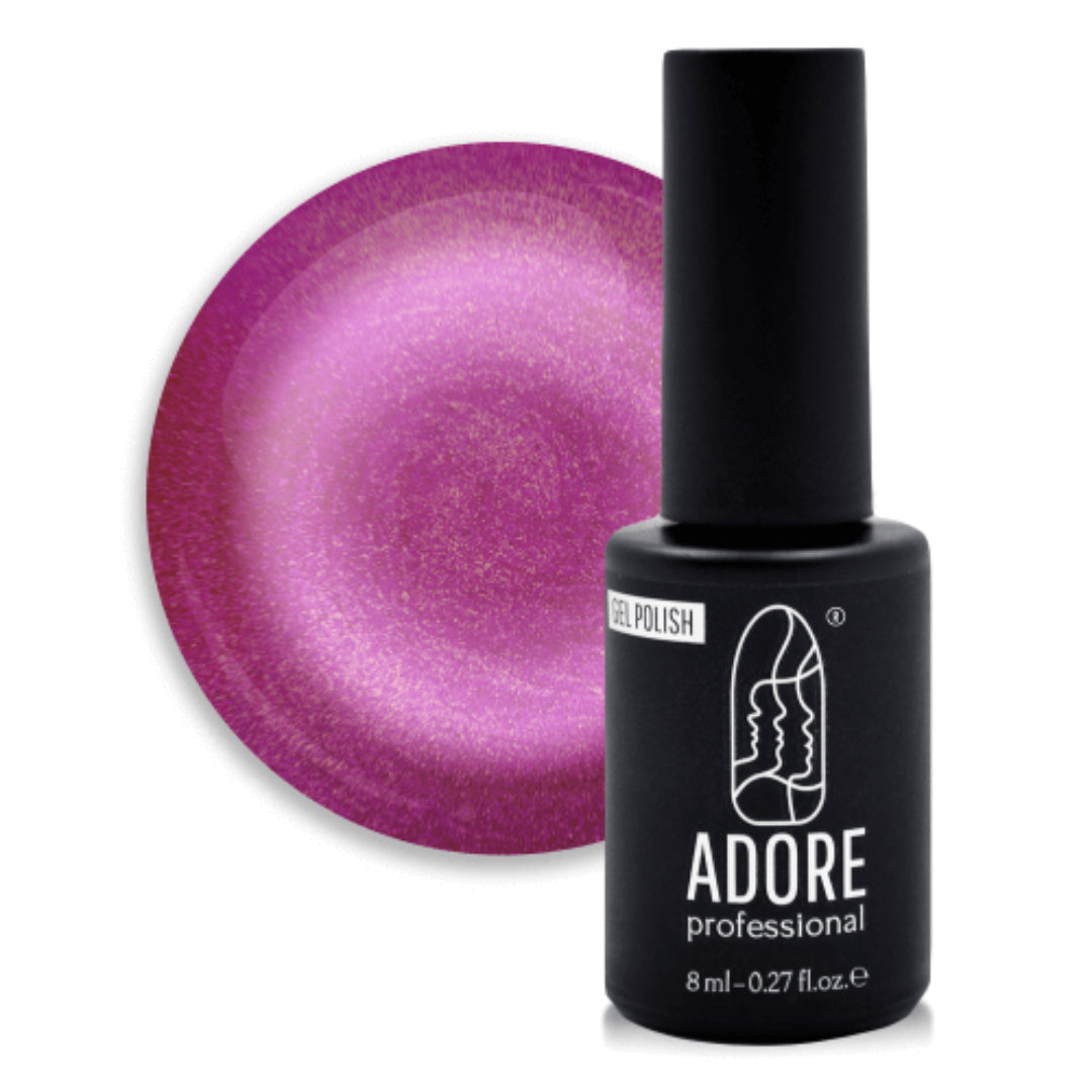 Adore Professional Cosmic Cat Eye Gel Polish - Bright Crimson Tourmaline