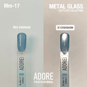 Adore Professional Metal Glass Cat Eye Gel Polish - Light Blue