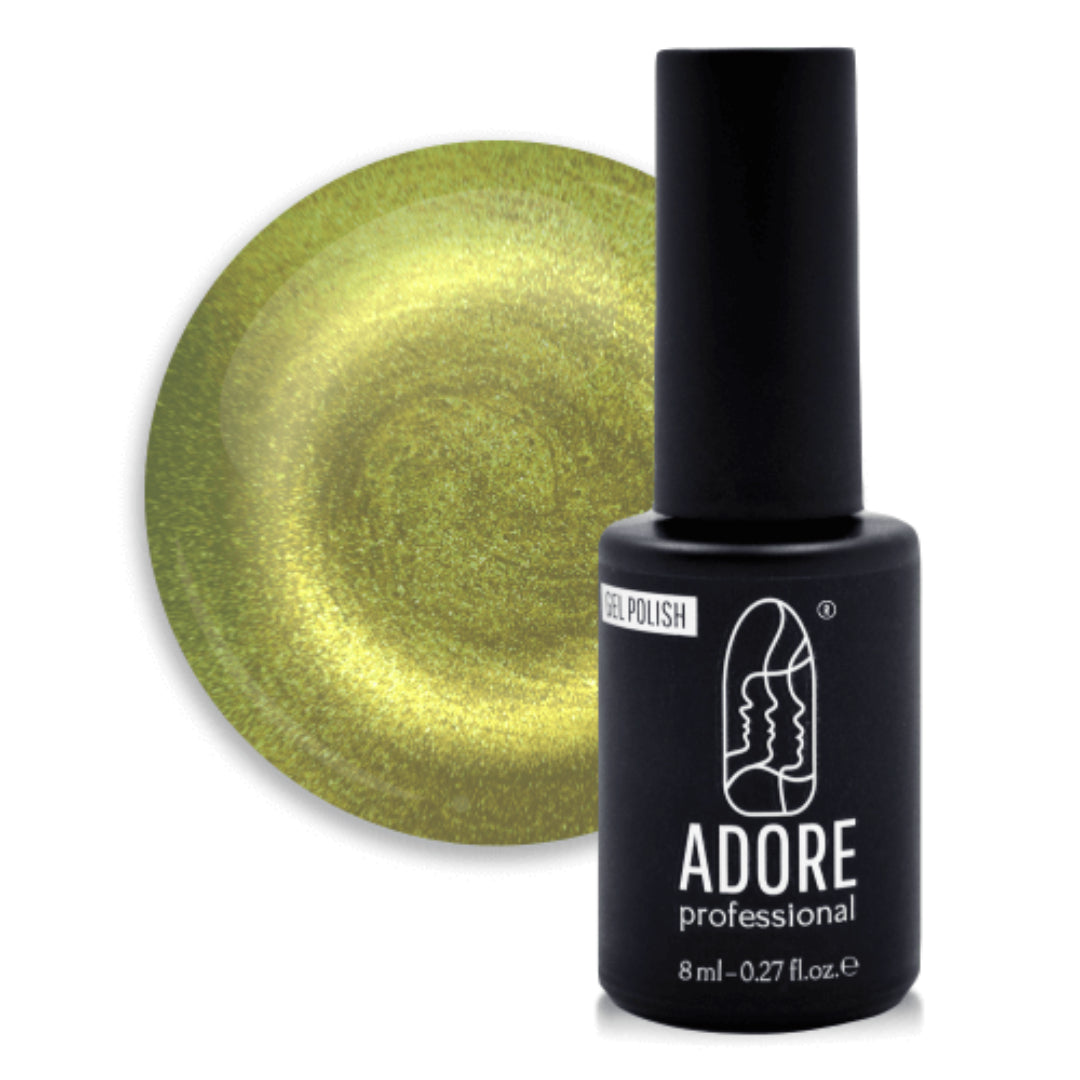 Adore Professional Cosmic Cat Eye Gel Polish - Green Olive Jade