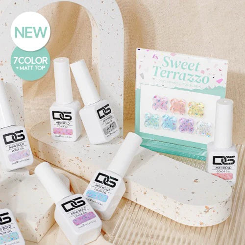 DGEL Sweet Terrazzo Collection - 8 PCS Gel Polish Set