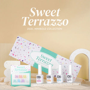 DGEL Sweet Terrazzo Collection - 8 PCS Gel Polish Set