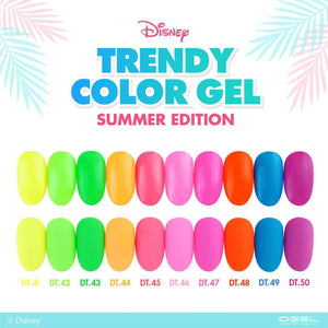 DGEL Disney Trendy Color Summer Gel Polish - 10 Color Set
